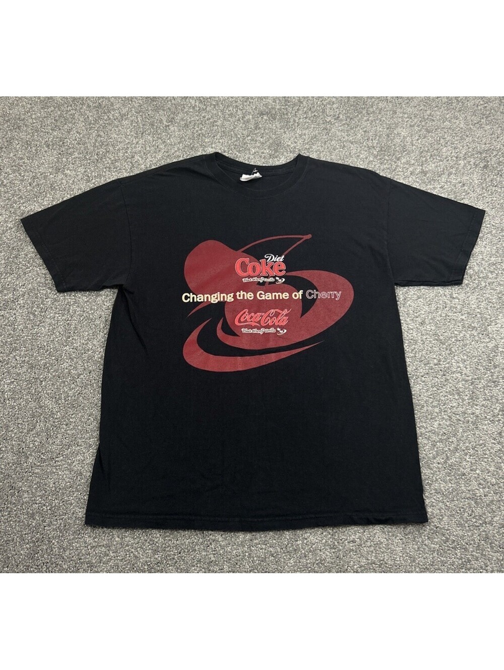 Diet Black Cherry Vanilla Coke Graphic T-Shirt Promo Soda Pop
